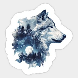 wolf Sticker